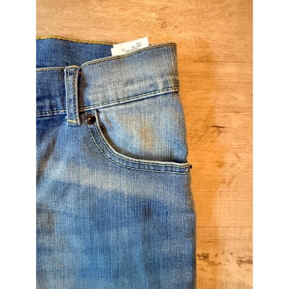 Levi's Jean Shorts Girls 14 Blue Denim 511 Performance Slim Red Tab High Waisted - Picture 8 of 15